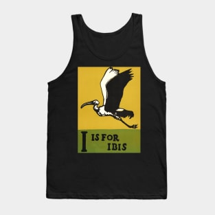 I is for Ibis ABC Designed and Cut on Wood by CB Falls Tank Top